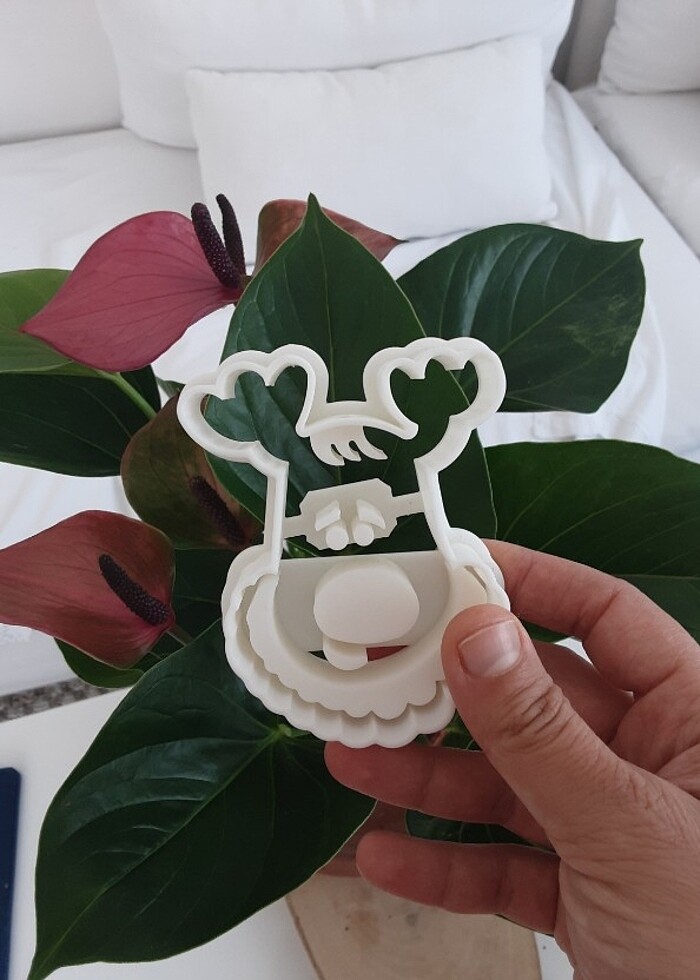 Yılbaşı kurabiye kalıbı geyik - Görsel 3