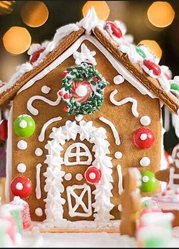 Mini yilbasi evi kurabiye kalibi - Görsel 2