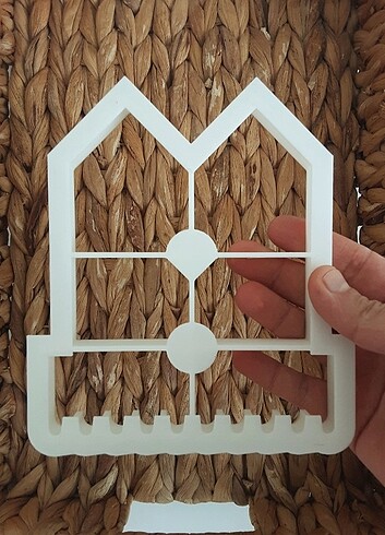 Mini yilbasi evi kurabiye kalibi - Görsel 3