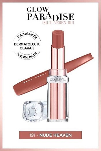 Loreal Glow Paradise Nude Heaven Ruj