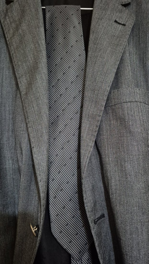 Gri Erkek Kumaş Takım Elbise Ceketi, Düğmeli, Regular Fit - Görsel 3