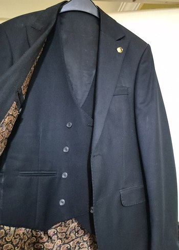 Siyah Erkek Klasik Kesim Takım Ceket - Görsel 4