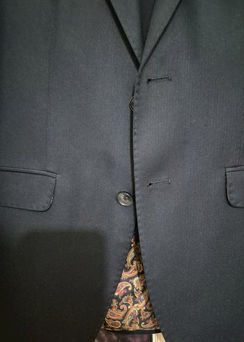 Siyah Erkek Klasik Kesim Takım Ceket - Görsel 3