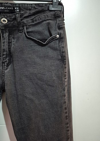 Gri Erkek Kot Pantolon - Regular Fit - Görsel 4