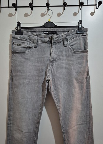 Gri Erkek Denim Jean Pantolon - Görsel 3