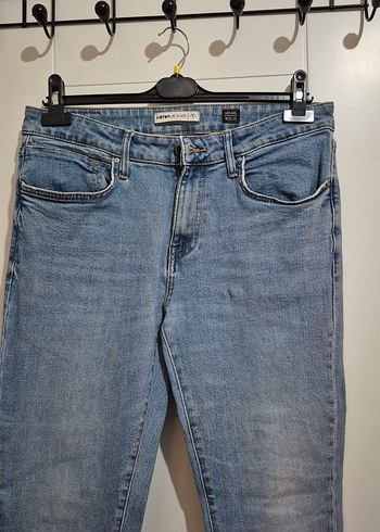 Erkek Mavi Denim Regular Fit Jean - Görsel 3