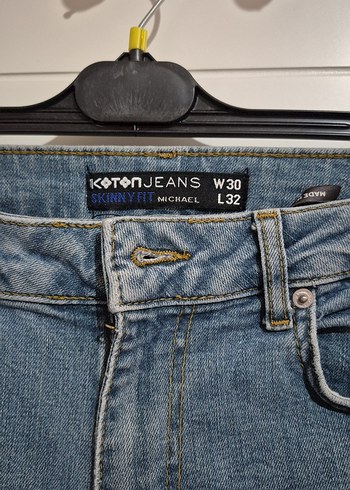 Erkek Mavi Denim Regular Fit Jean - Görsel 3