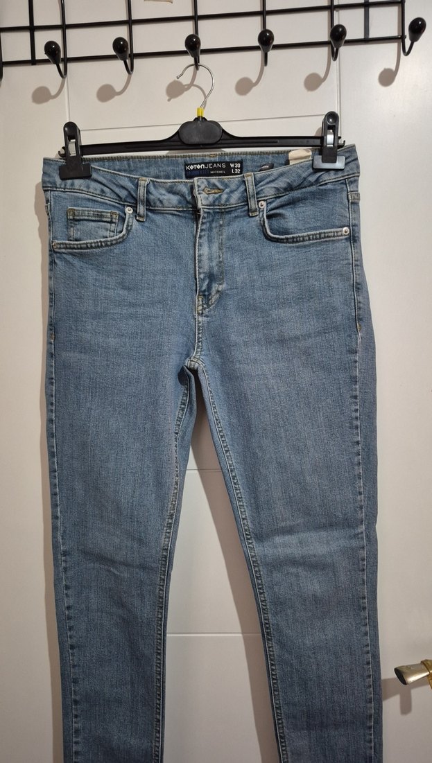 Erkek Mavi Denim Regular Fit Jean - Görsel 2