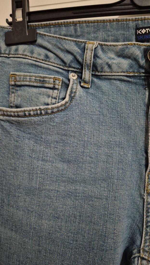 Erkek Mavi Denim Regular Fit Jean - Görsel 4