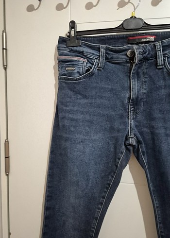 Erkek Lacivert Regular Fit Denim Jean - Görsel 2