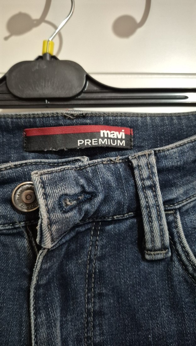 Erkek Lacivert Regular Fit Denim Jean - Görsel 4