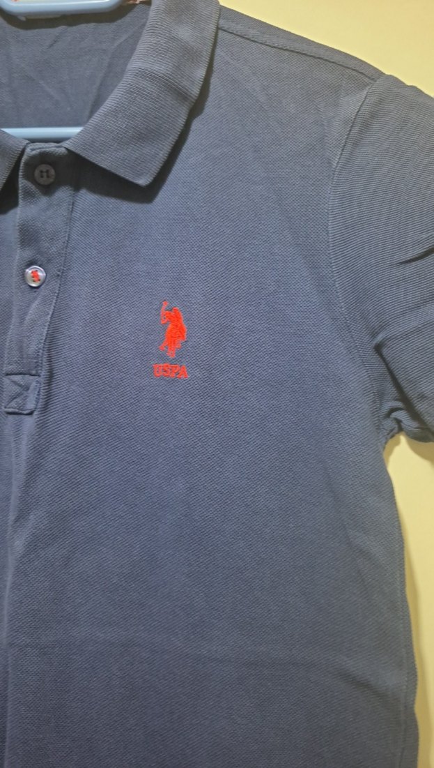 U.S. Polo Assn. Erkek Koyu Mavi Polo Tişört - Görsel 2