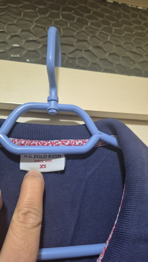 U.S. Polo Assn. Erkek Koyu Mavi Polo Tişört - Görsel 3