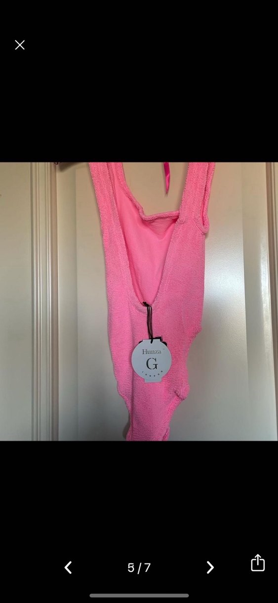 Hunza G Pembe Kare Yaka Mayo - Görsel 5