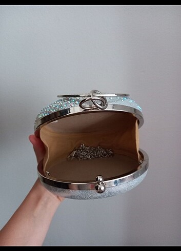 Işıltılı düğün abiye çantası - Görsel 3