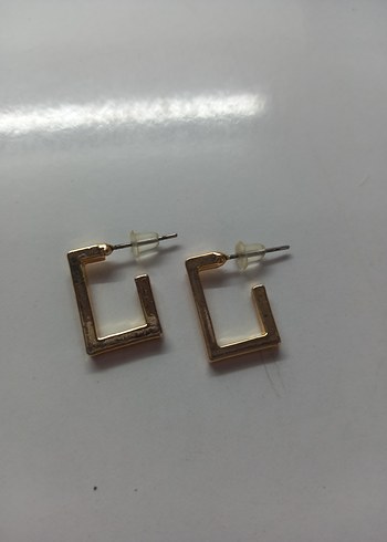 Altın Renk Midi Minimalist Küpe Seti - Görsel 5