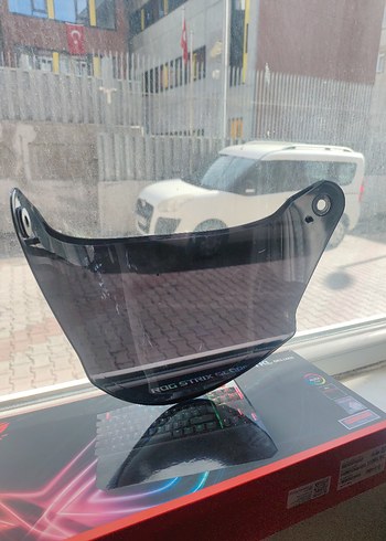 Sway matt black vizör - Görsel 3