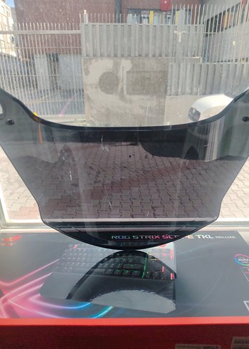 Sway matt black vizör - Görsel 4