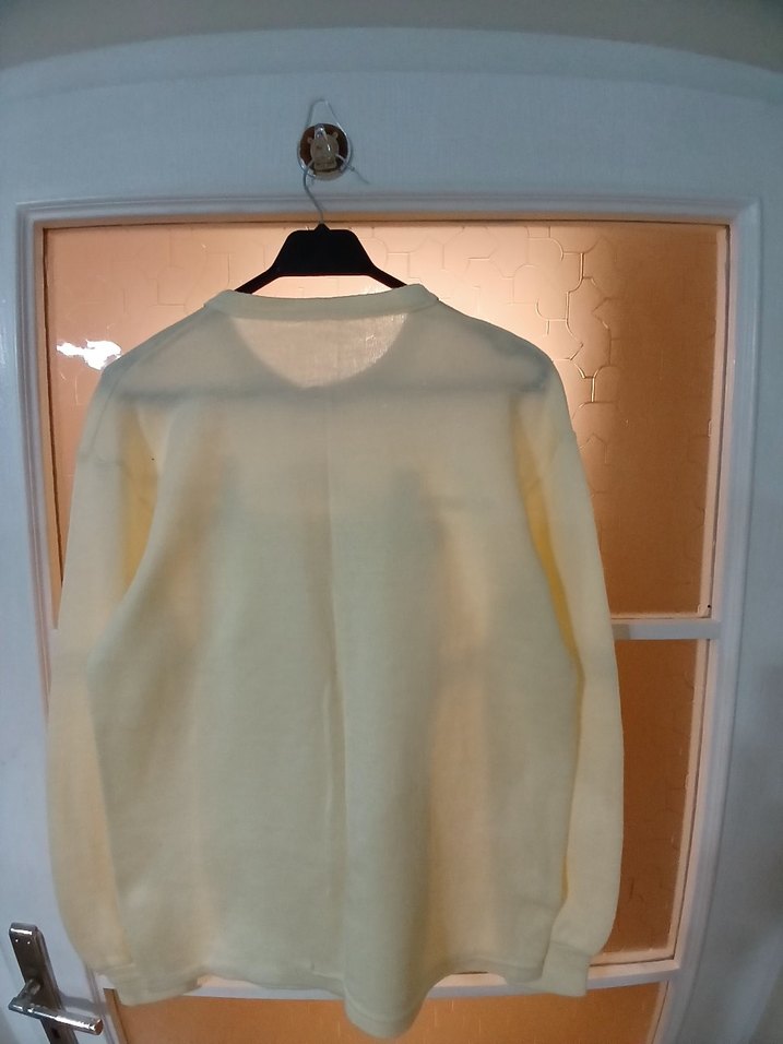 Beyaz, Rahat Kesim, Uzun Kollu erkek kışlık - Görsel 3