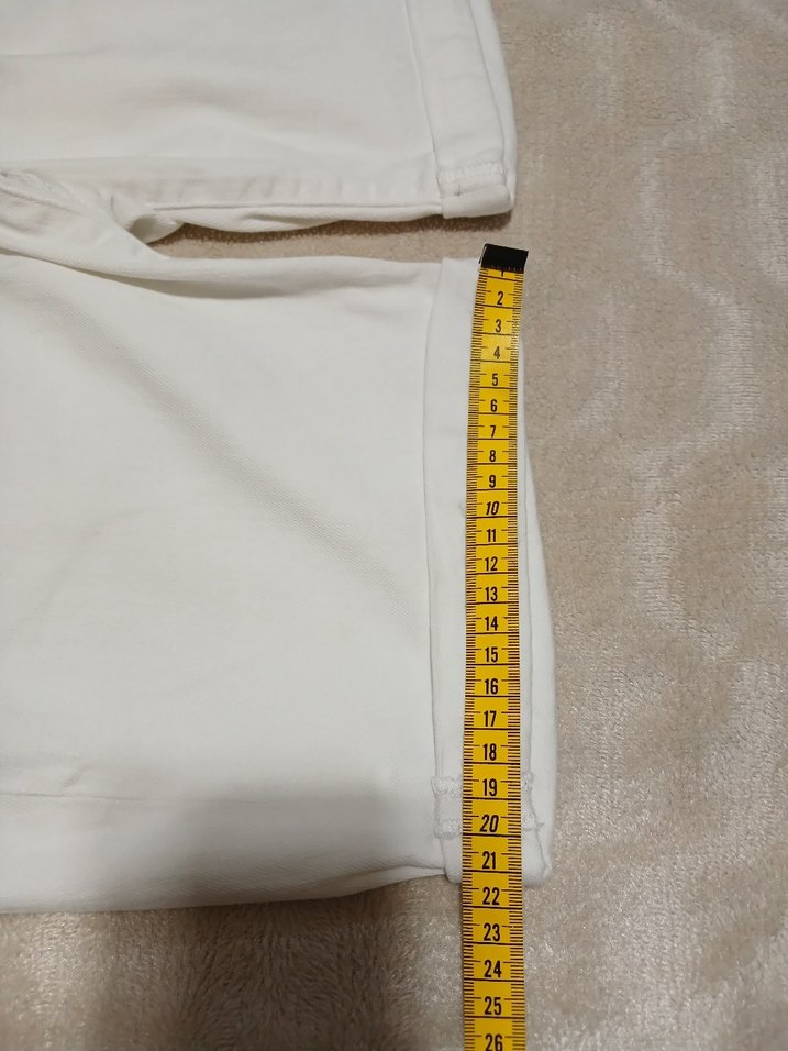 Gri Kadın Denim Kemerli Bermuda Şort - Görsel 4