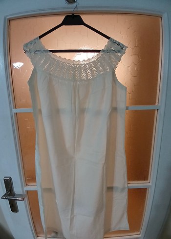 Beyaz Dantelli Hamile Gecelik - Görsel 2