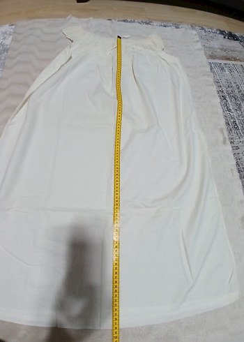 Beyaz Dantelli Hamile Gecelik - Görsel 3