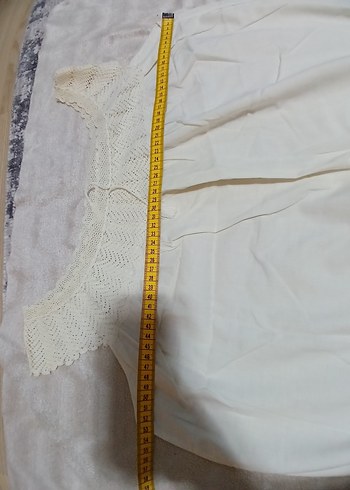 Beyaz Dantelli Hamile Gecelik - Görsel 4