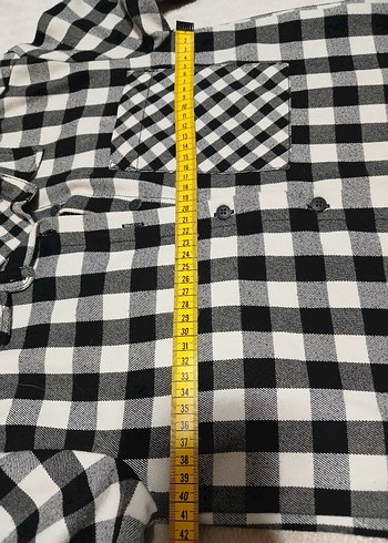 Gri Kareli Düğmeli çocuk Gömlek - Görsel 3