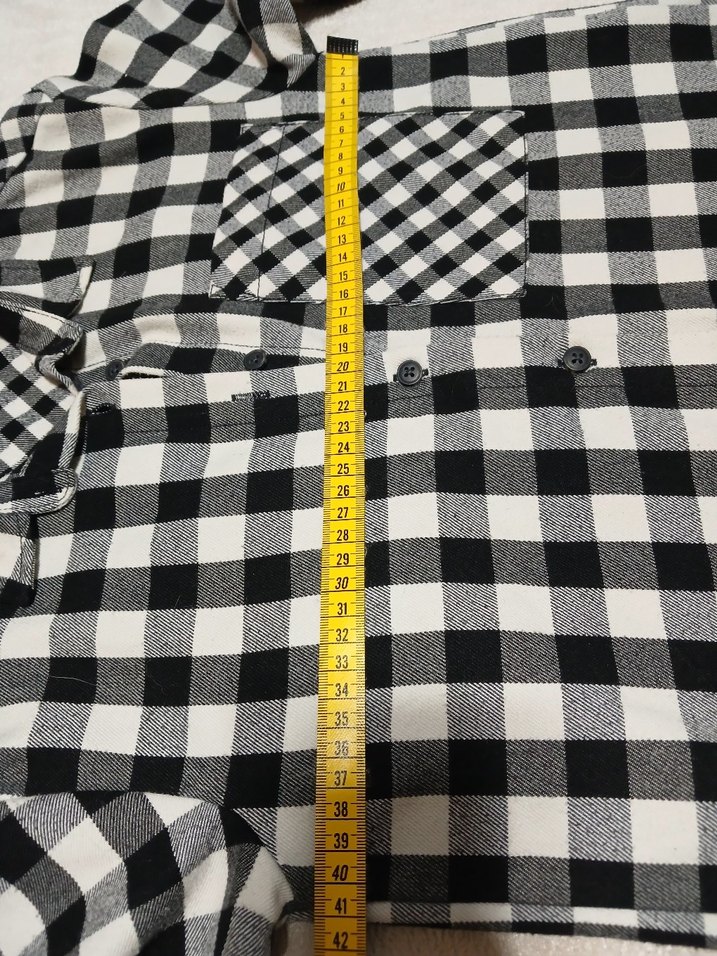 Gri Kareli Düğmeli çocuk Gömlek - Görsel 3