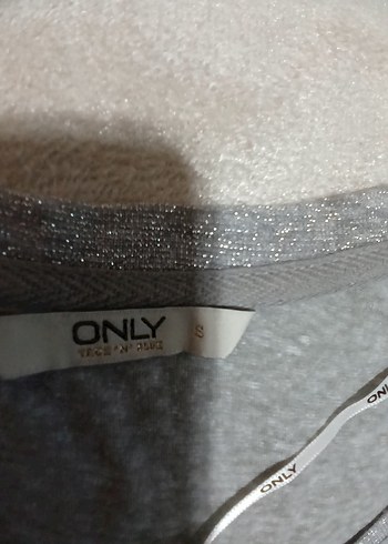 Gri Baskılı kadin Uzun Kollu Tişört - Görsel 5