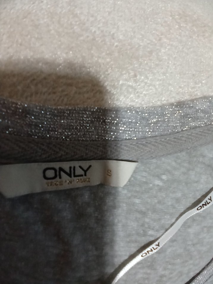 Gri Baskılı kadin Uzun Kollu Tişört - Görsel 5