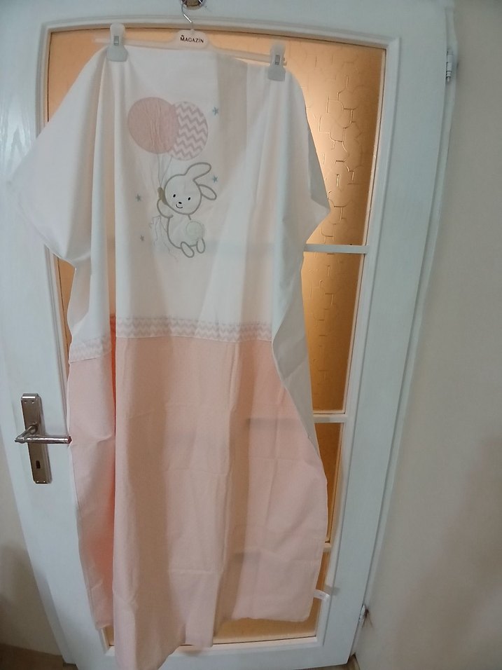 Pastel Baskılı Bebek Battaniyesi - Görsel 3