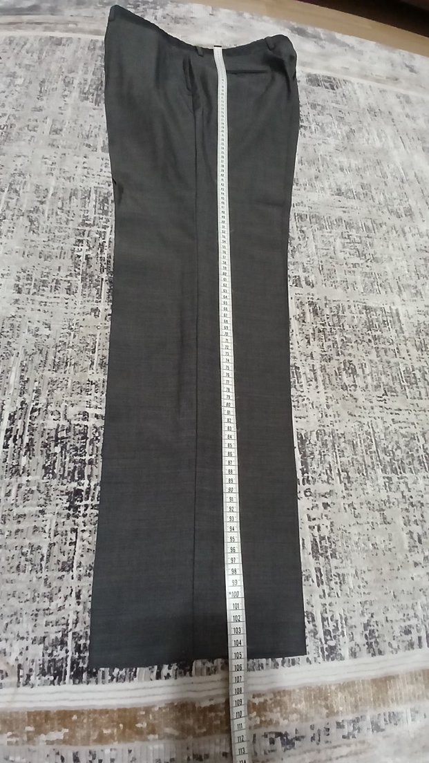 Gri Regular Fit Erkek Kumaş Pantolon - Görsel 3