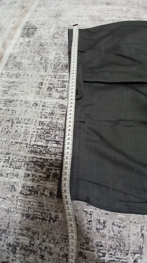 Gri Regular Fit Erkek Kumaş Pantolon - Görsel 5