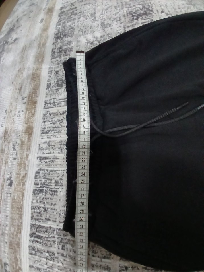 Siyah Kadın Salaş Sweatpant - Görsel 5