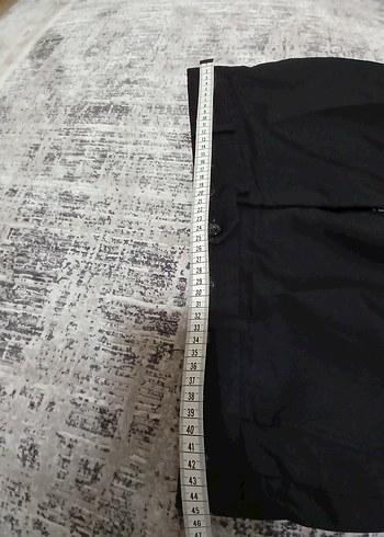 Düğmeli Siyah Regular Fit Erkek Pantolon - Görsel 5