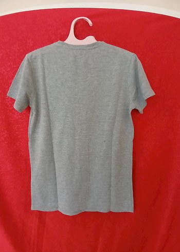 Gri Baskılı Erkek Tişört - Görsel 2