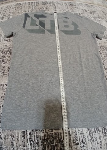 Gri Baskılı Erkek Tişört - Görsel 4