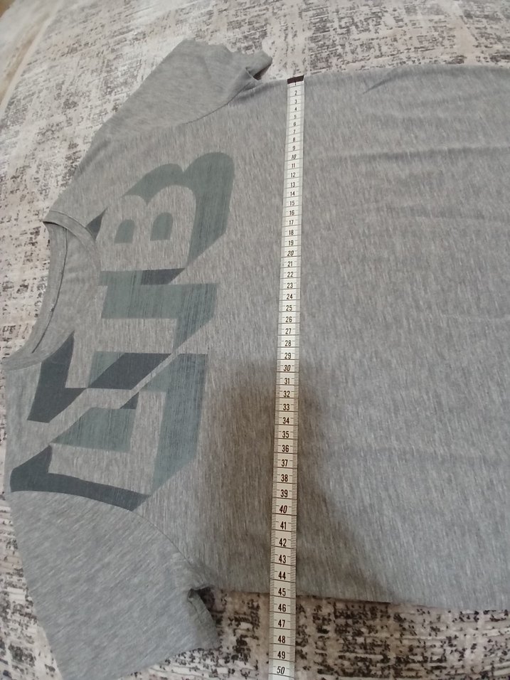 Gri Baskılı Erkek Tişört - Görsel 3