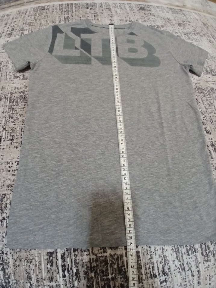 Gri Baskılı Erkek Tişört - Görsel 4