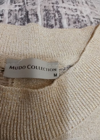 Bej Kadın Triko Uzun Kollu Bisiklet Yaka Kazak - Görsel 5