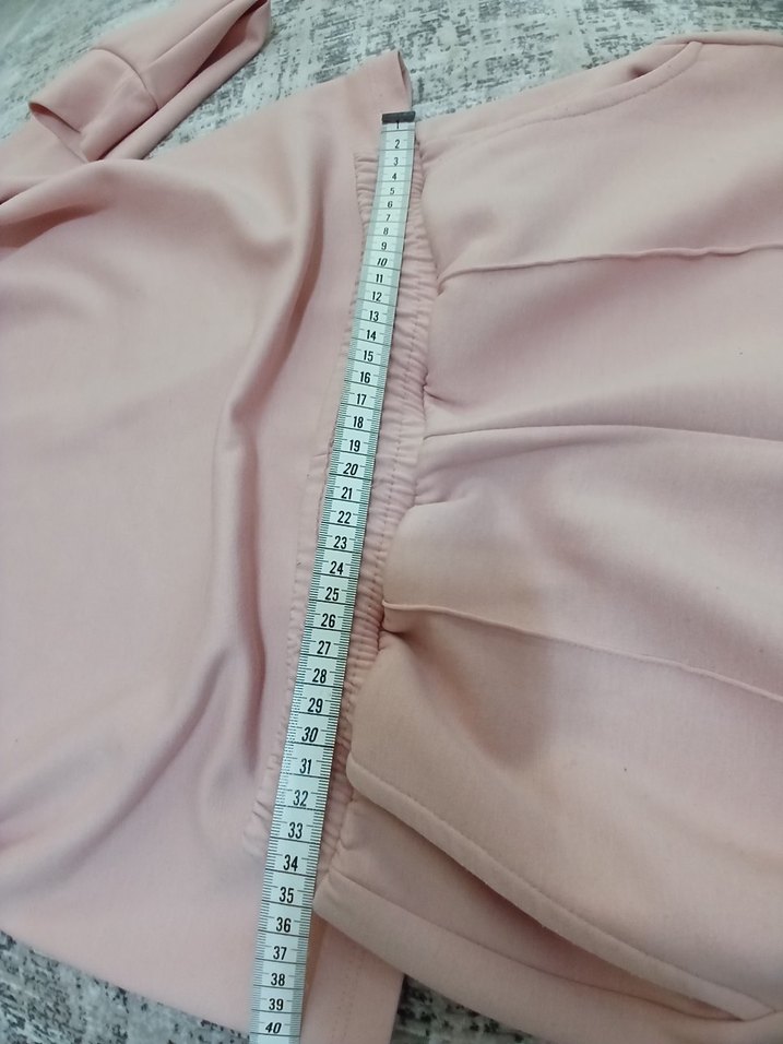 Pembe Kadın Midi Sweatshirt - Görsel 3