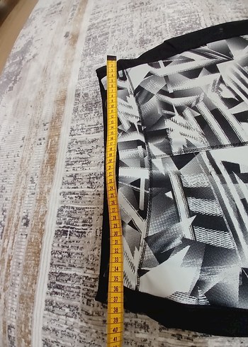 Kadın Gri Baskılı Spor Tayt - Görsel 4