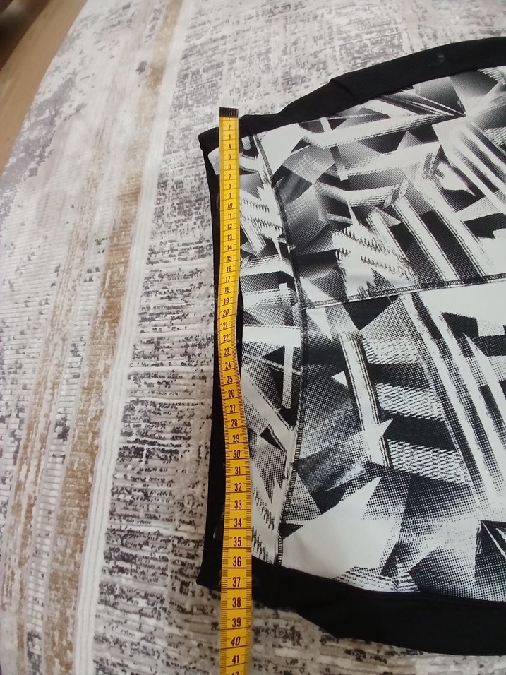 Kadın Gri Baskılı Spor Tayt - Görsel 4