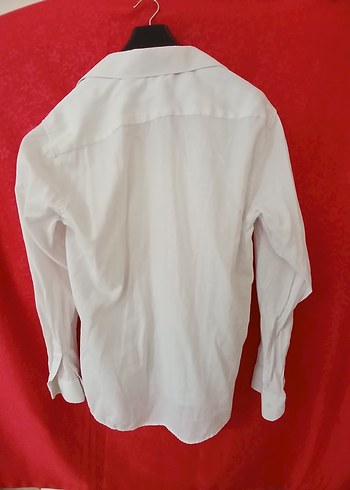 Erkek Beyaz Keten Uzun Kollu Gömlek - Görsel 2