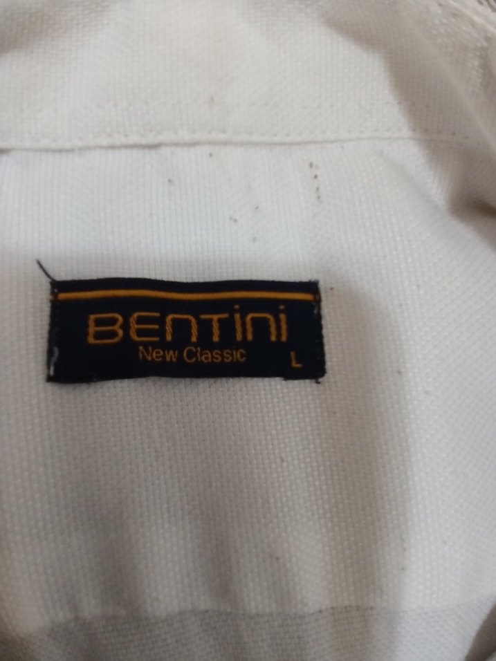 Erkek Beyaz Keten Uzun Kollu Gömlek - Görsel 5