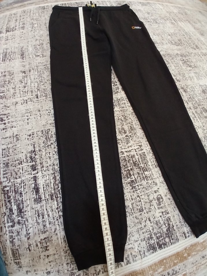 Siyah Rahat Kesim Kadın Eşofman Altı - Görsel 4