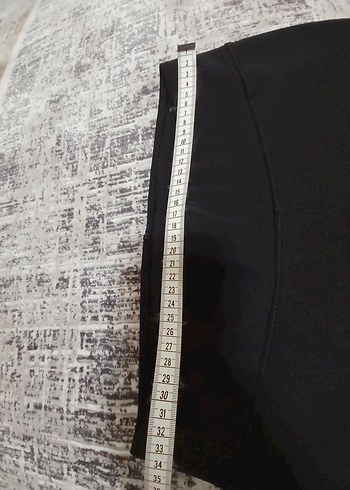 Siyah Esnek Midi Kadın Tayt - Görsel 5