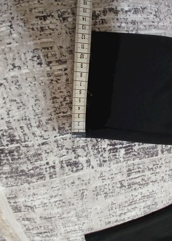 Siyah Esnek Midi Kadın Tayt - Görsel 4