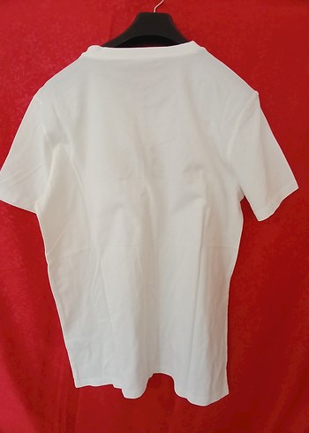 Beyaz Erkek AERO Baskılı Tişört - Görsel 2